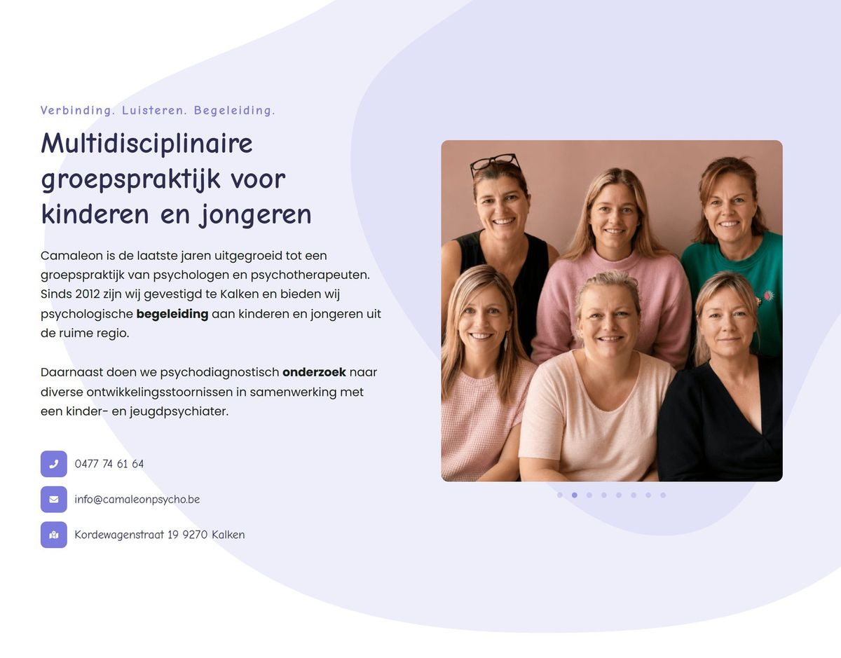 Website van CAMALEON