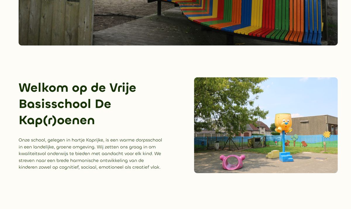 Website van DE KAP(R)OENEN