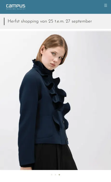 Campus Fashion op een smartphone